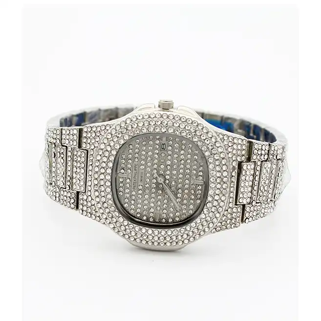 ساعت مچی عقربه ای مدل فول نگین 4566