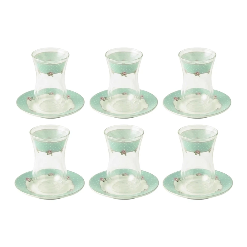 سرویس چای خوری 12 پارچه 6 نفره آنجلا مدل ZP-319