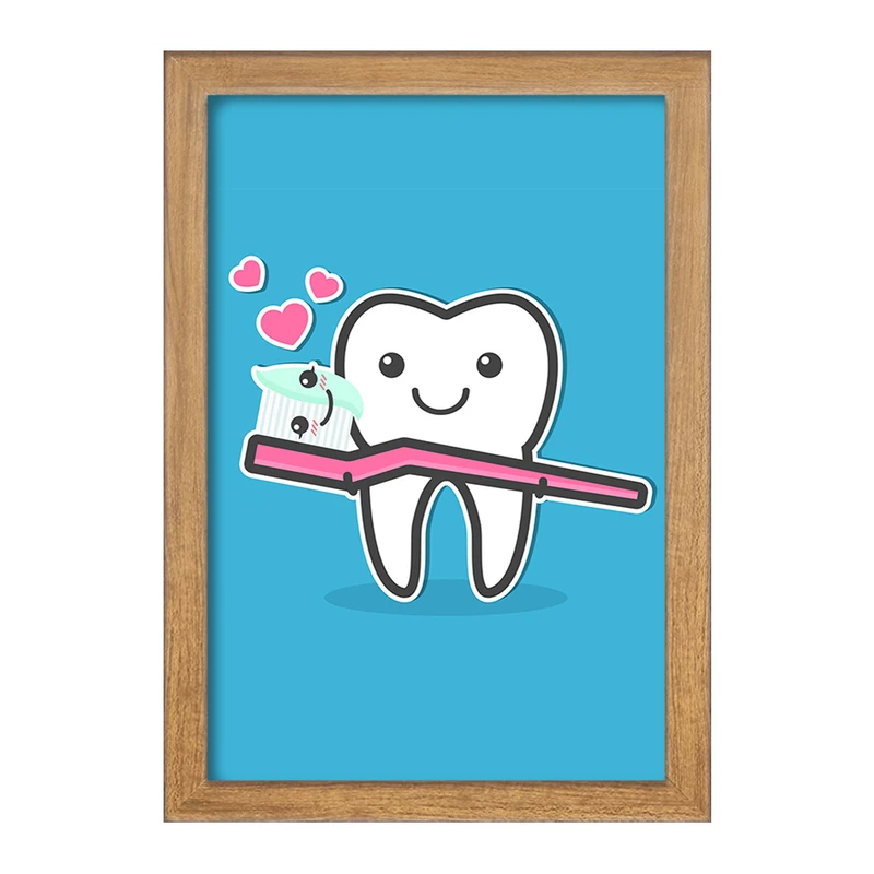 تابلو خندالو مدل دندان و دندانپزشکی کودکانه کد 27747
