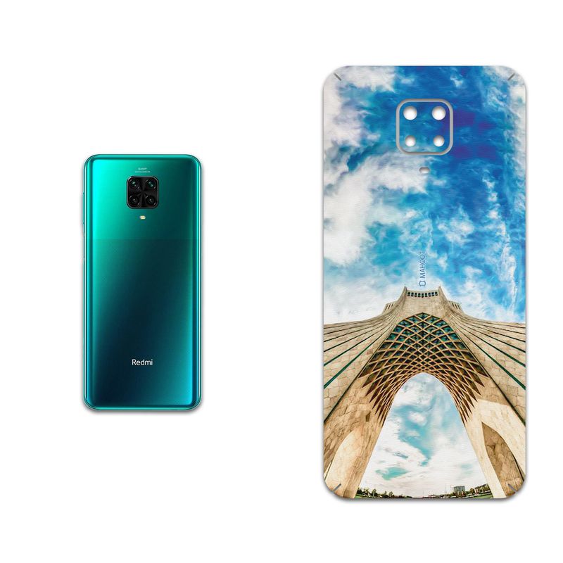 برچسب پوششی ماهوت مدل AZADI-Tower مناسب برای گوشی موبایل شیائومی Redmi Note 9 Pro