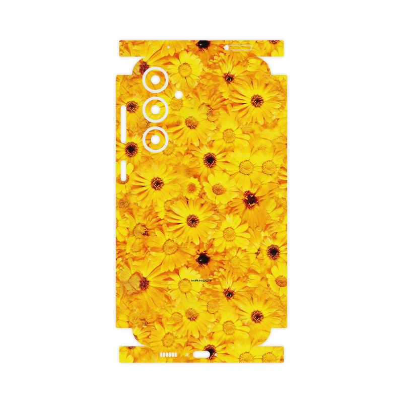 برچسب پوششی ماهوت مدل Yellow_Flower-FullSkin مناسب برای گوشی موبایل سامسونگ Galaxy S23 FE