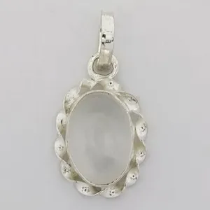 آویز گردنبند نقره زنانه سلین کالا مدل دُر نجف ce-As150