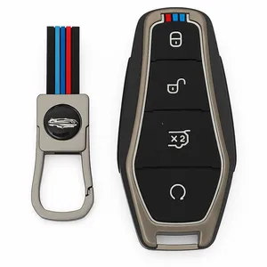 قاب ریموت و جاسوئیچی فلزی خودرو چیکال مدل P-1074 مناسب برای BYD