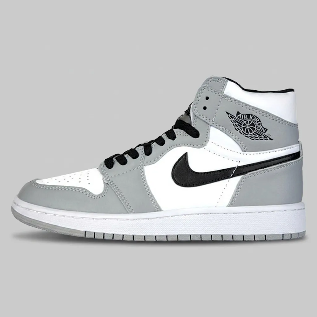 کفش مخصوص دویدن مدل Air Jordan 1 Mid Light Smoke