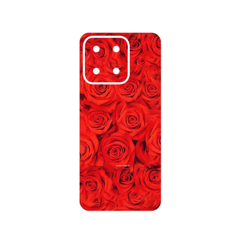برچسب پوششی ماهوت مدل Red_Flower مناسب برای گوشی موبایل آنر X5b Plus