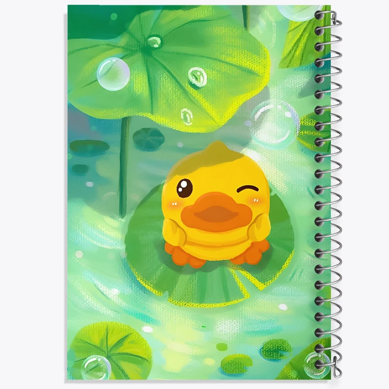 دفتر مشق 100 برگ خندالو طرح اردک بامزه کد N4348