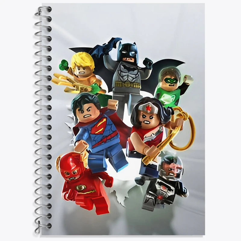 دفتر زبان 50 برگ خندالو مدل سه خط طرح مارول (Marvel) کد N2912