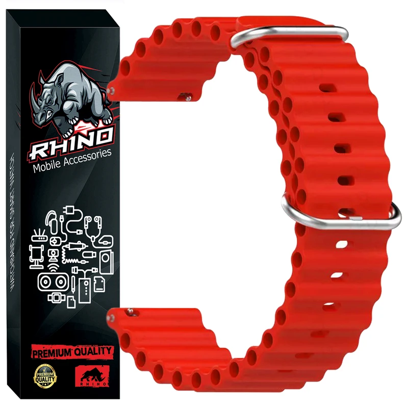 بند راینو مدل Ocean مناسب برای ساعت هوشمند امیزفیت Bip 5 Unity