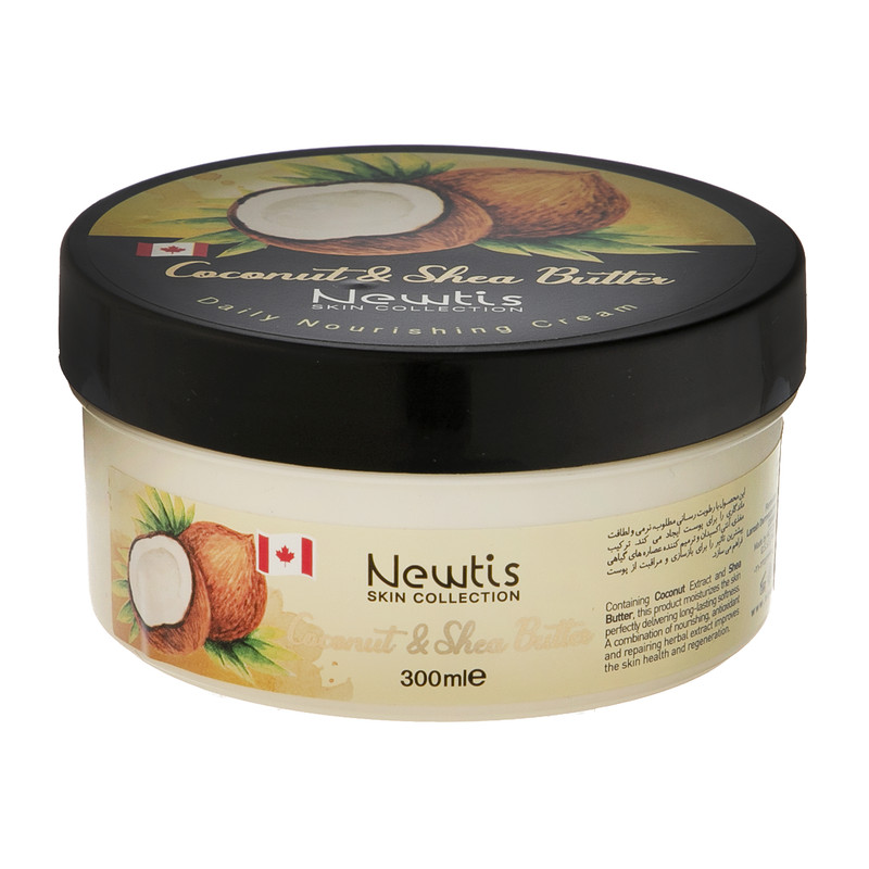 کرم مرطوب کننده نیوتیس مدل Coconut حجم 300 میلی لیتر