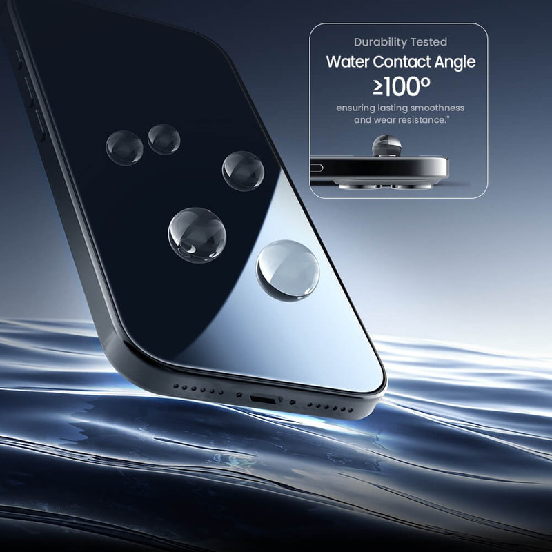 محافظ صفحه نمایش نیلکین مدل H Plus Pro Anti Reflex مناسب برای گوشی موبایل اپل iPhone 17 Pro Max به همراه کیت نصب 