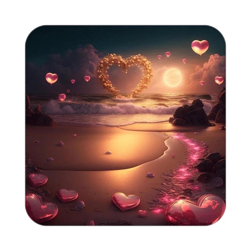 زیر لیوانی کاکتی مدل عاشقانه کد mp12122