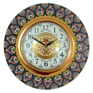ساعت دیواری مدل میناکاری کد 02