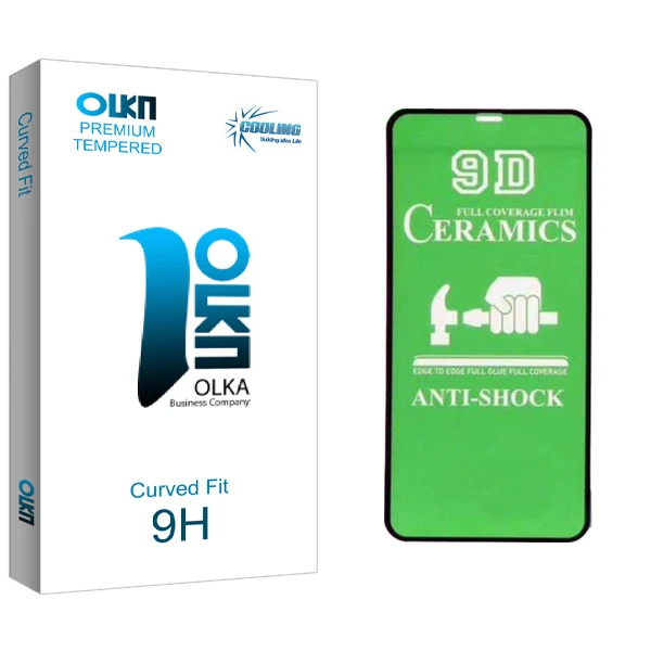 محافظ صفحه نمایش 9D کولینگ مدل Olka مناسب برای گوشی موبایل اپل Iphone X/ Xs /11 Pro