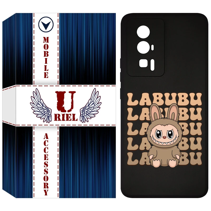 کاور یوریل قاب مدل KSH کد 134 طرح عروسک لبوبو مناسب برای گوشی موبایل شیائومی Poco F5 Pro / Redmi K60 / K60 Pro