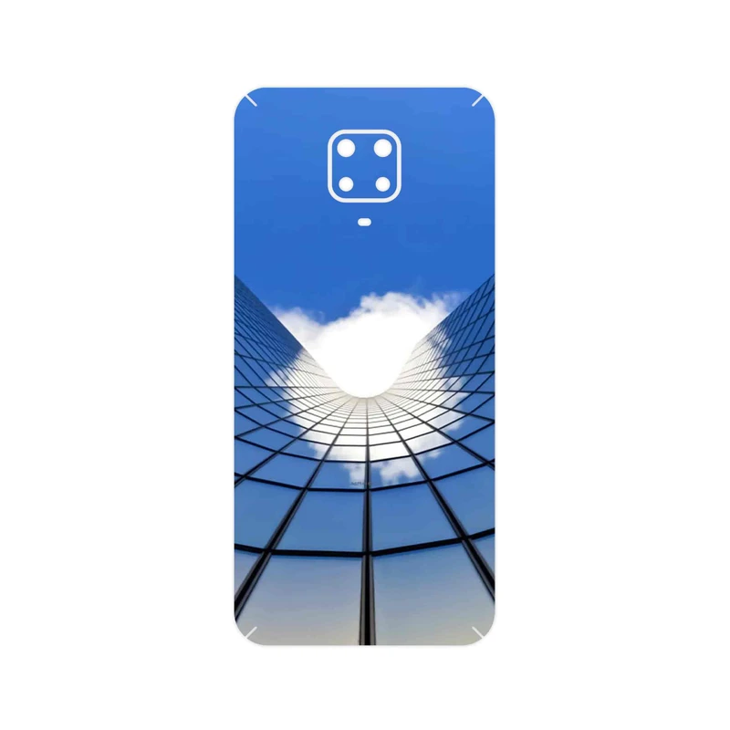 برچسب پوششی ماهوت مدل Glass skyscraper مناسب برای گوشی موبایل شیائومی Redmi Note 9 Pro