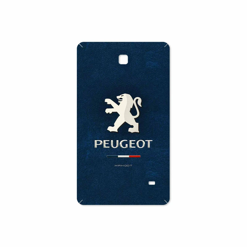 برچسب پوششی ماهوت مدل Peugeot-Logo مناسب برای تبلت سامسونگ Galaxy Tab 4 7.0 2014 T231