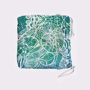 تشک صندلی شمسه نگار مدل انتزاعی رنگ