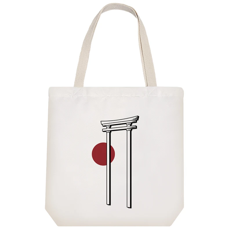 ساک خرید خندالو مدل طرح ژاپنی دروازه کد 5238