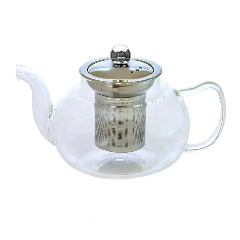 قوری مدل لوله شیشه ای کد 500ML