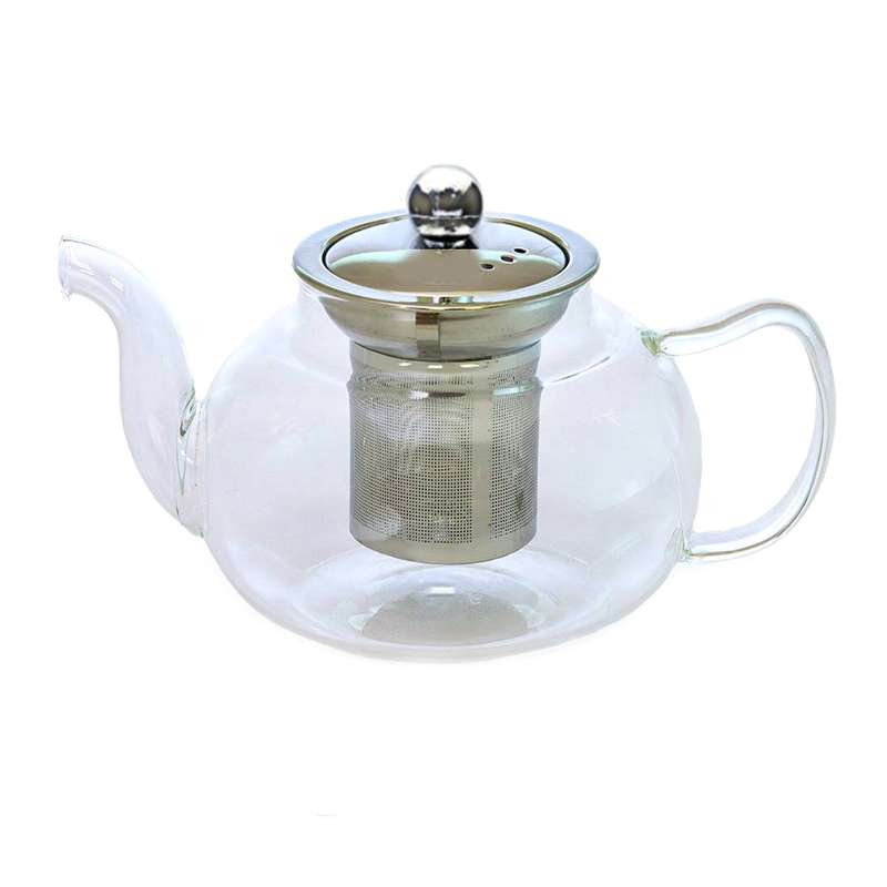 قوری مدل لوله شیشه ای کد 500ML