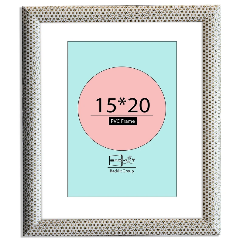 قاب عکس بکلیت مدل طرح خاتم مدل پاسپارتو W-15x20