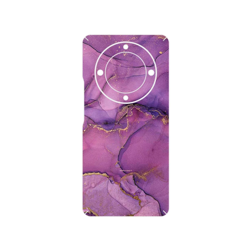برچسب پوششی ماهوت مدل Purple Marble مناسب برای گوشی موبایل آنر X9a