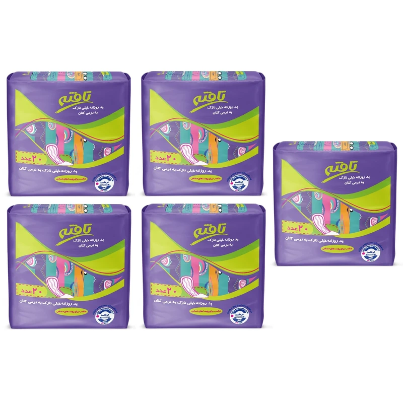 پد بهداشتی تافته مدل Ultra Thin مجموعه 5 عددی