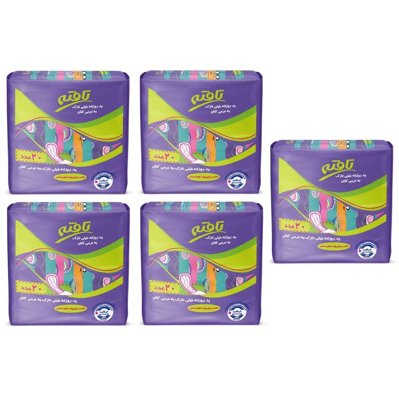 پد بهداشتی تافته مدل Ultra Thin مجموعه 5 عددی