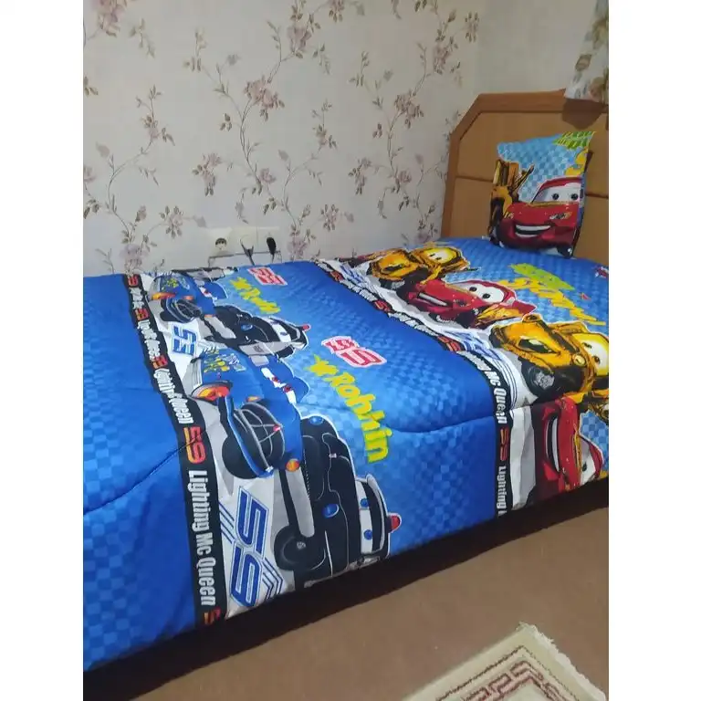 پارچه ملحفه طرح ماشین ها