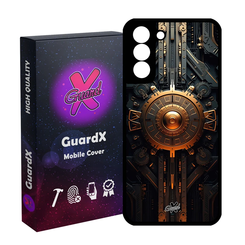 کاور گارد ایکس طرح قفل مدل Glass10614 مناسب برای گوشی موبایل سامسونگ Galaxy S21 FE