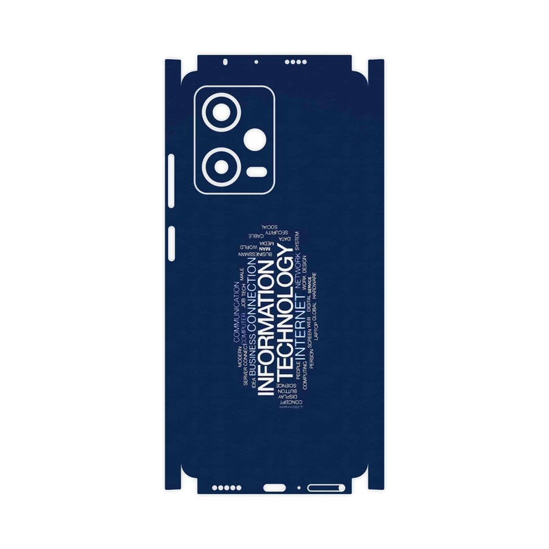 برچسب پوششی ماهوت مدل IT Science-FullSkin مناسب برای گوشی موبایل شیائومی Redmi Note 12 Pro 5G