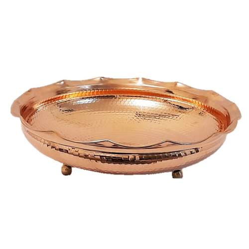 میوه خوری مسی مدل سه پایه هنر زنجان کد M3PH