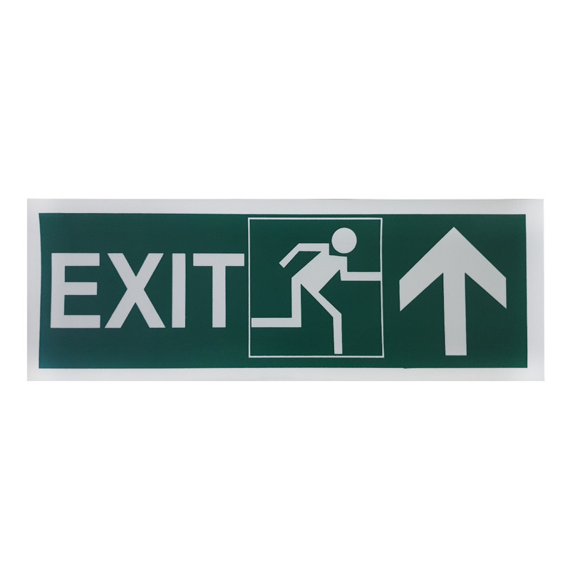 تابلو هشدار مدل خروج اضطراری بالا