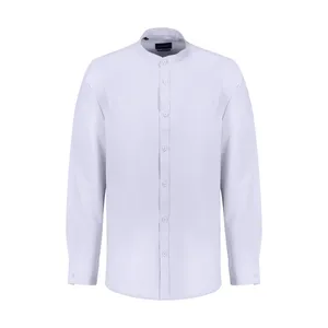 پیراهن آستین بلند مردانه ان سی نو مدل  فرنچ سورنا رنگ آبی روشن