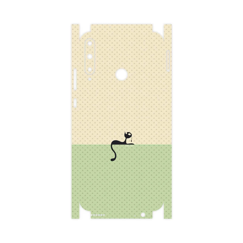برچسب پوششی ماهوت مدل Minimal Internet Cat Icon-FullSkin مناسب برای گوشی موبایل هوآوی Y7p