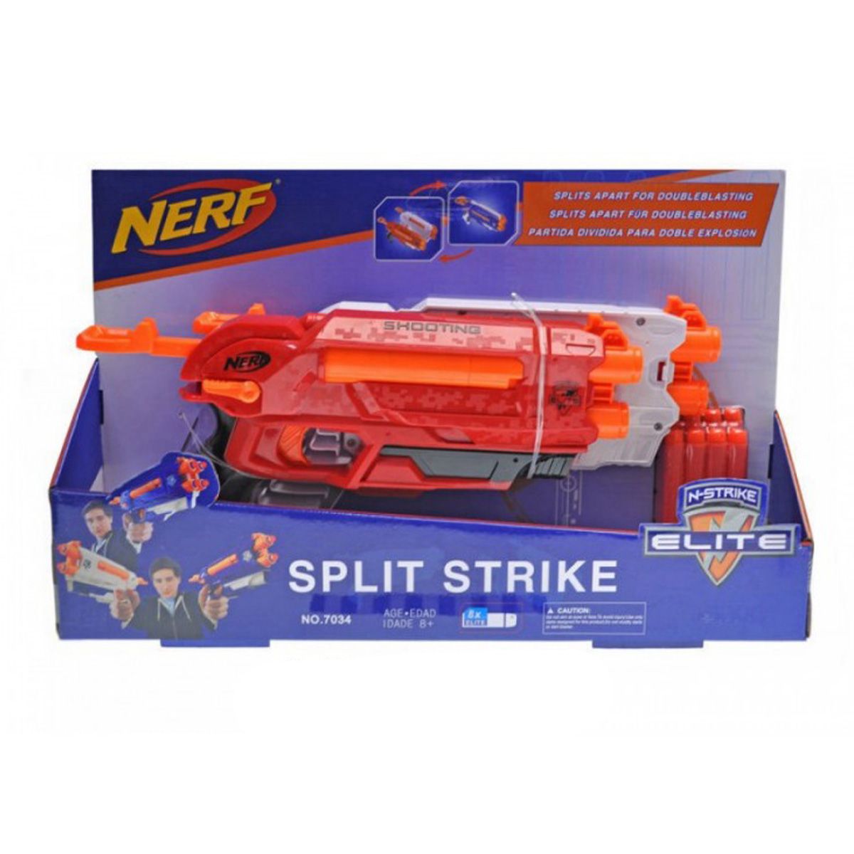 تفنگ بازی نرف مدل split strick کد 7034