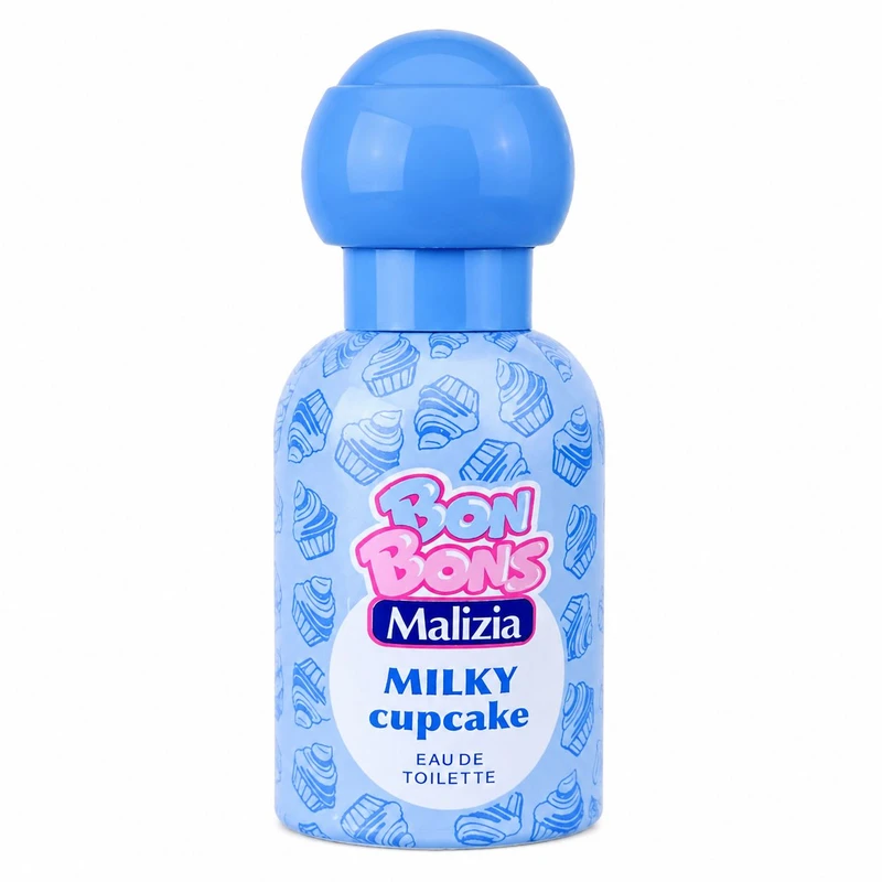 ادو تویلت دخترانه و پسرانه مالیزیا مدل Milky Cupcake با رایحه شیرین و وانیلی حجم 50 میلی‌لیتر