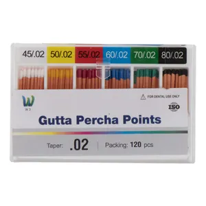گوتا دندانپزشکی دبلیو تری مدل 45-80/02 بسته 120 عددی
