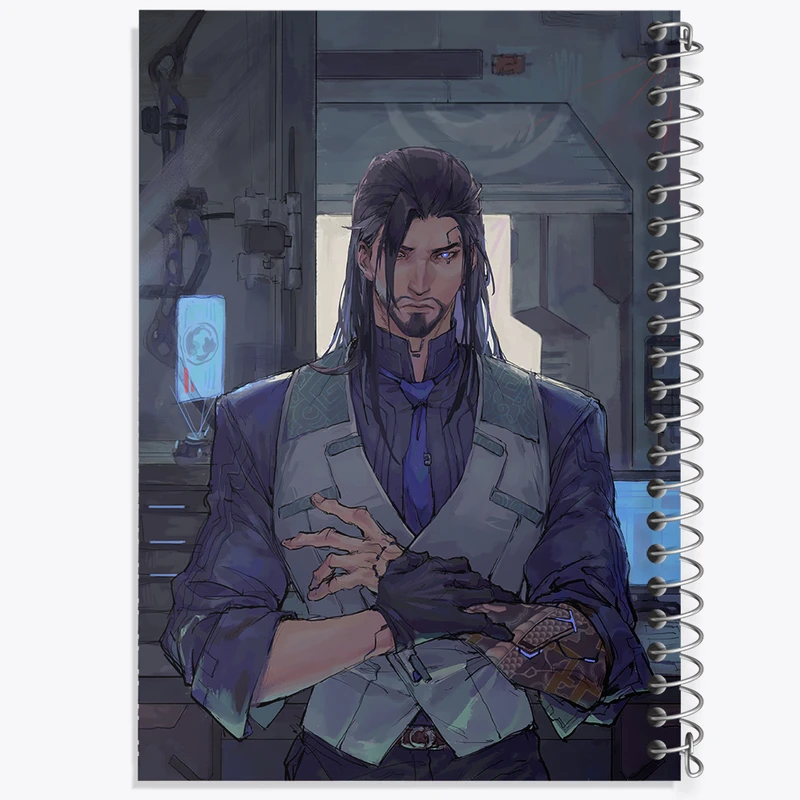 دفتر شطرنجی 50 برگ خندالو مدل بازی اورواچ (Overwatch) کد 31605