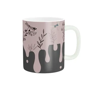 ماگ طرح گل بهاری کد N03