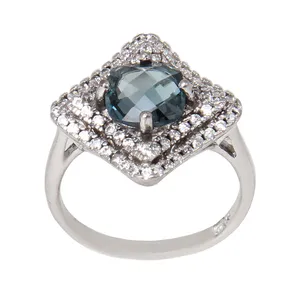 انگشتر نقره زنانه کد AWR_808