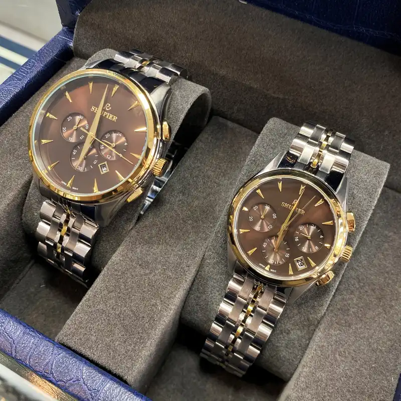 ست ساعت مچی عقربه ای زنانه و مردانه شوپیر مدل GL183A004