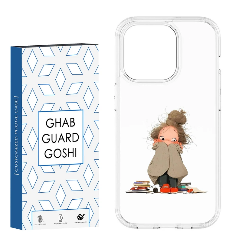 کاور قاب گارد گوشی طرح دختر ملوس کد CL-11 مناسب برای گوشی موبایل اپل IPHONE 11 