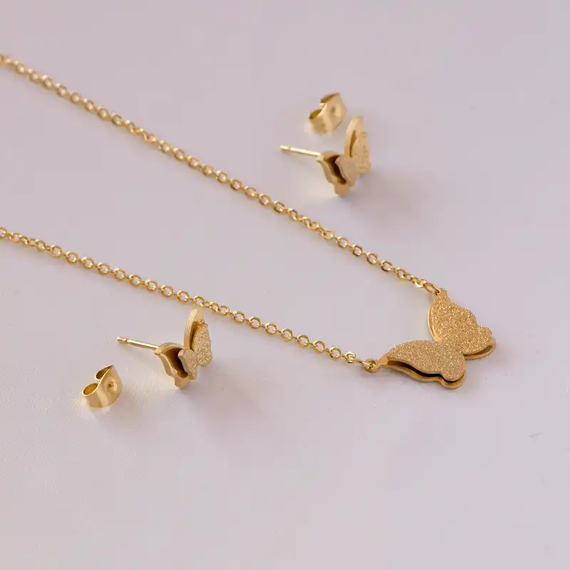 نیم ست زنانه مدل پروانه کد tdn470