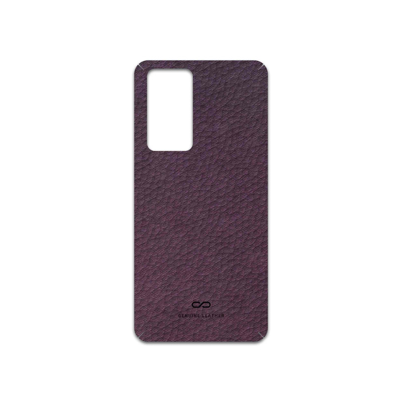 برچسب پوششی ماهوت مدل Purple-Leather مناسب برای گوشی موبایل شیائومی 12 Pro