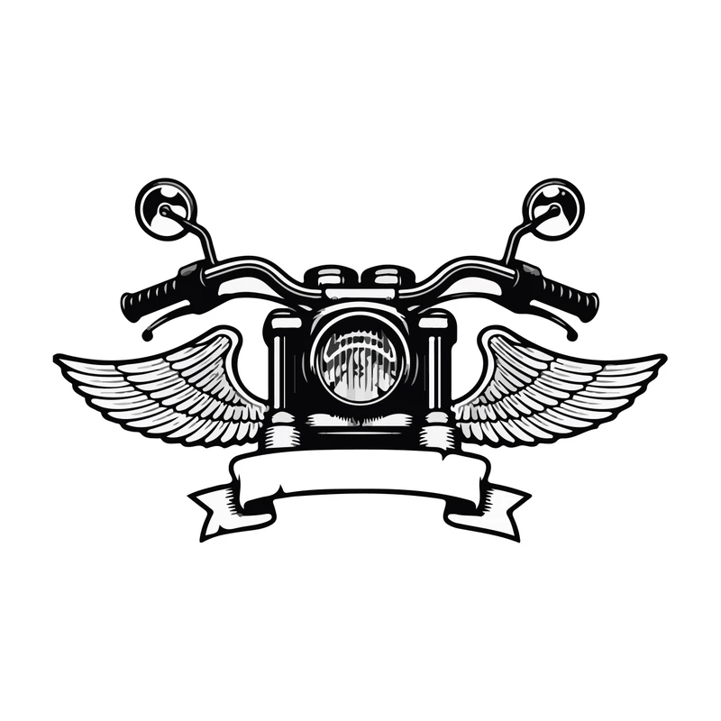 استیکر لپ تاپ طرح موتور کد 746