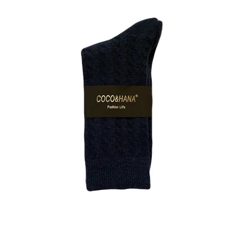 جوراب ساق بلند مردانه کوکو اند هانا مدل پشمی