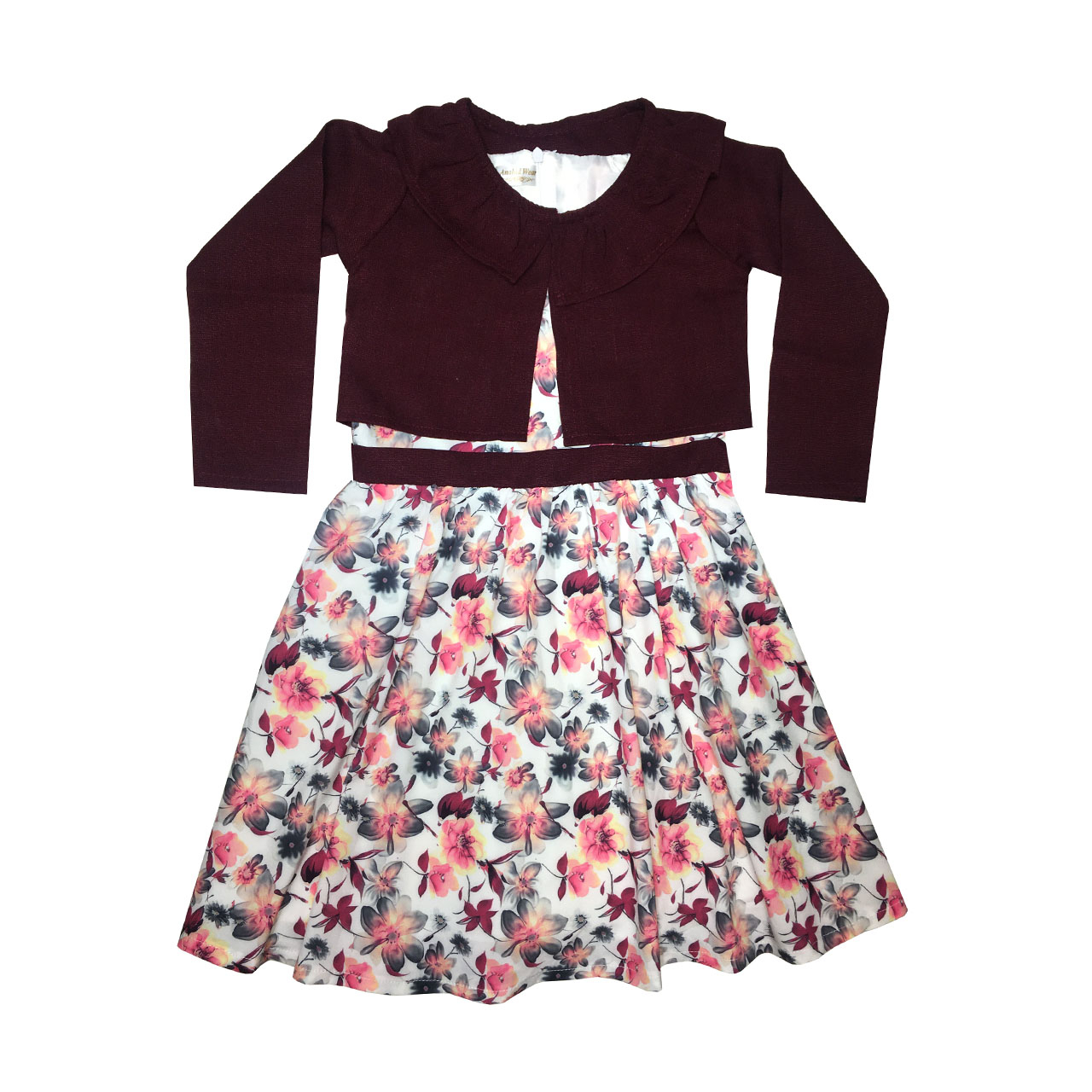 ست کت و پیراهن دخترانه مدل WS004