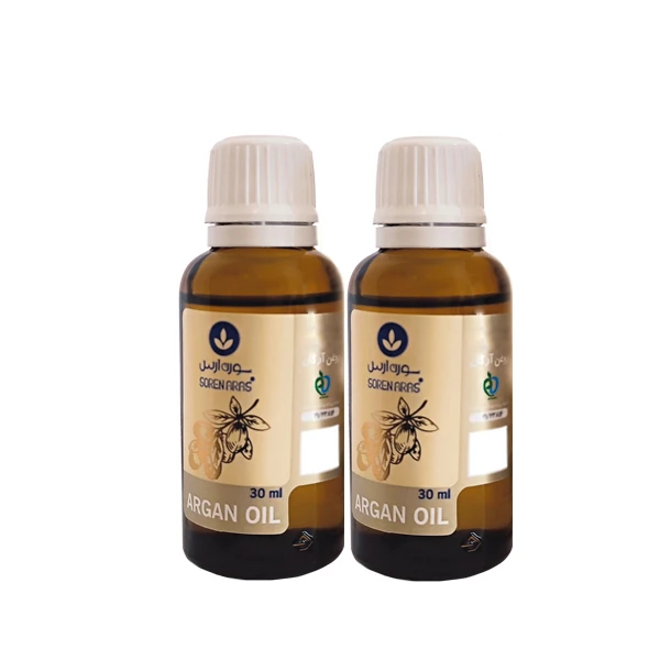 روغن بدن سورن ارس مدل آرگان مناسب برای انواع پوست حجم 30 میلی لیتر بسته 2 عددی
