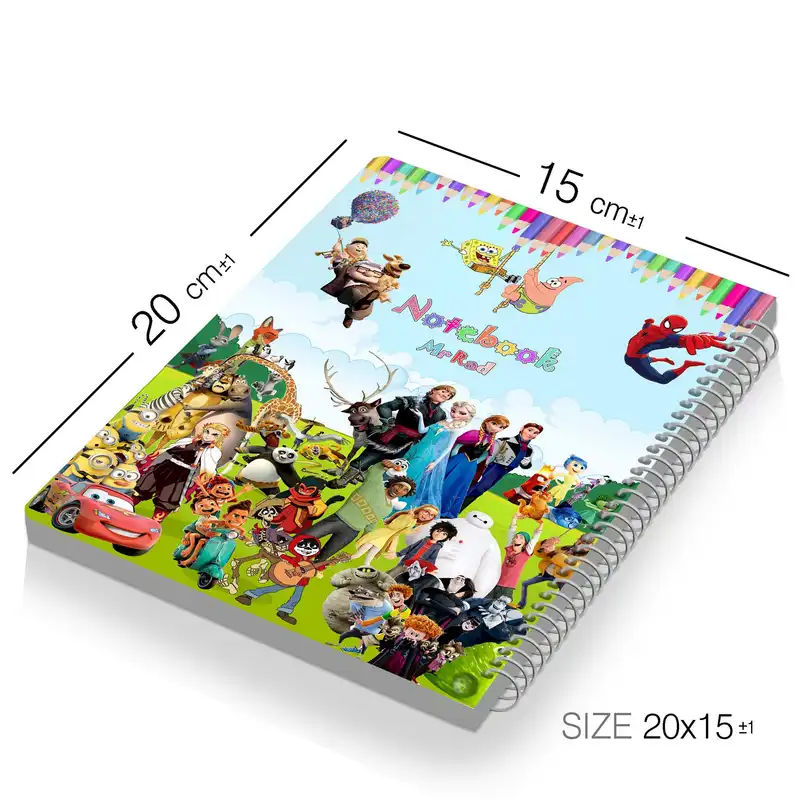 دفتر مشق کودکانه مستر راد مدل انیمیشن کد 1657 Child